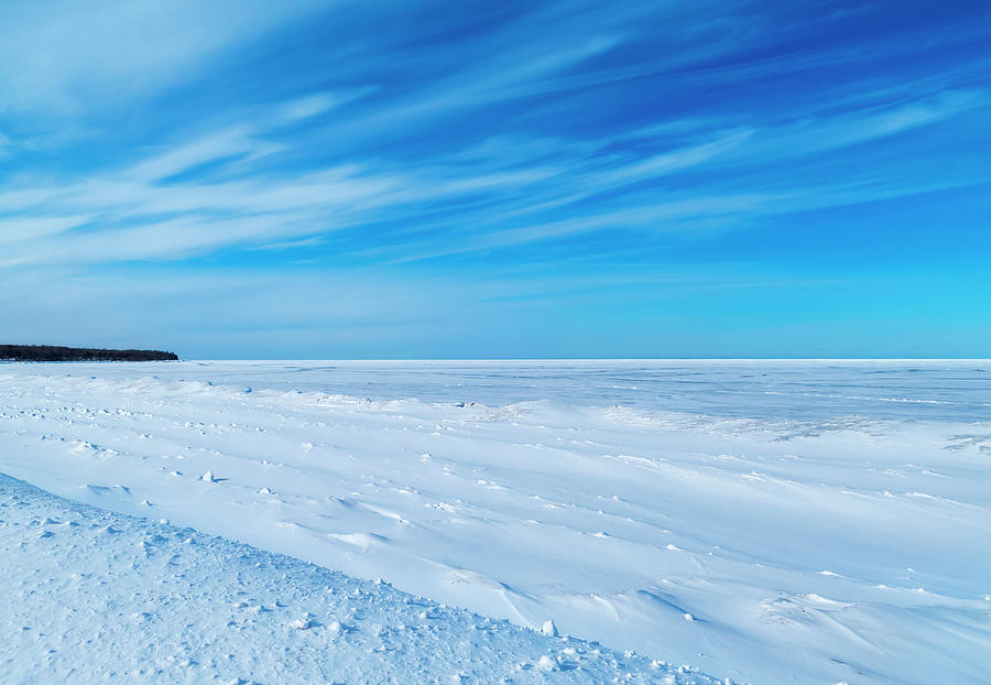 Lake Superior February 2021 Photograph by Sandra Js