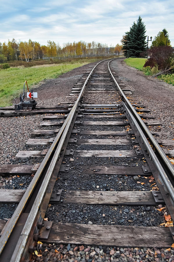 Lake Superior Railroad Tracks Photograph by Kyle Hanson