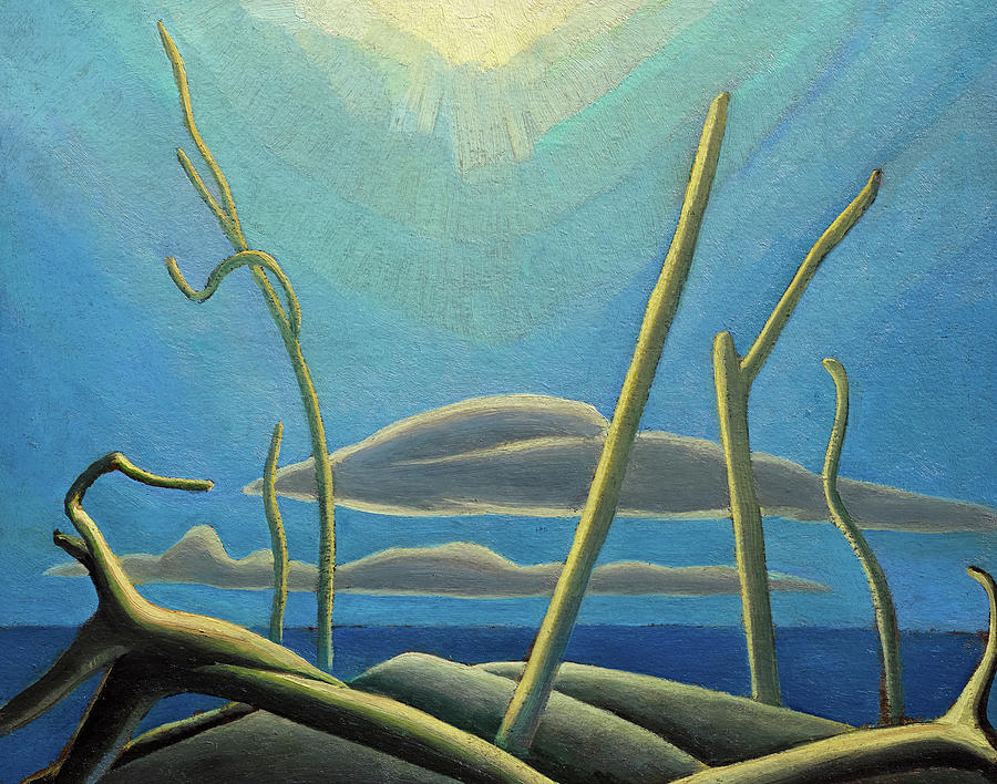 Abstract Painting - Lake Superior Sketch, 1923 by Lawren Harris