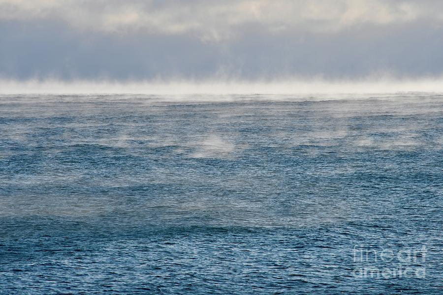 Lake Superior Smokes Photograph by Hella Buchheim