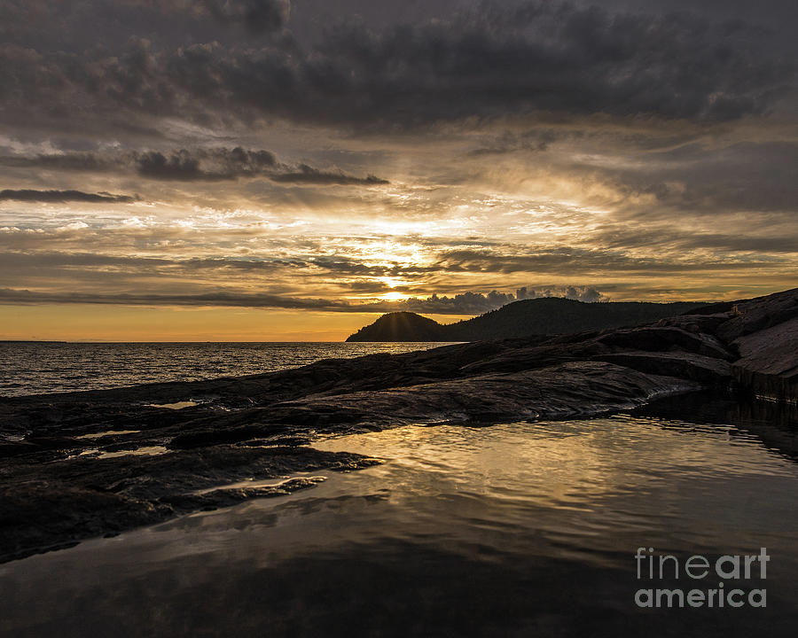 Sunset Photograph - Lake Superior Sunset by Joshua McCullough