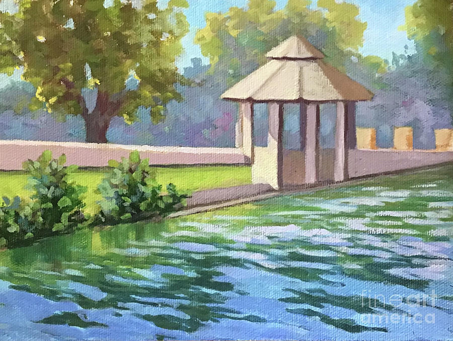 Lake Susan Painting by Anne Marie Brown