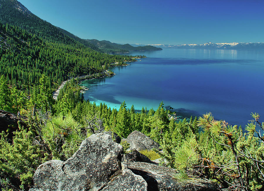 Lake Tahoe Above Photograph By Jim Lamorder