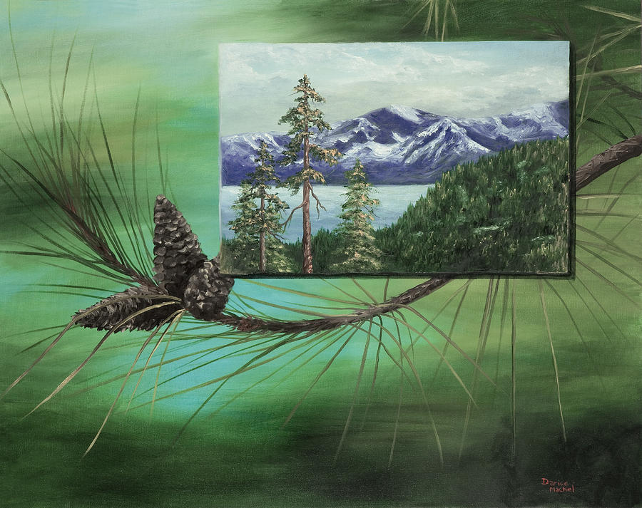 Lake Tahoe Painting by Darice Machel McGuire
