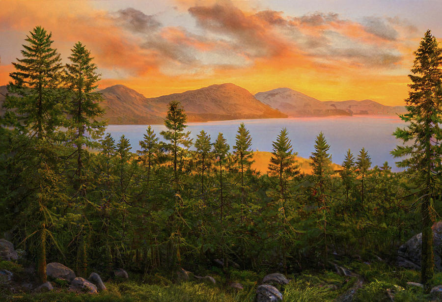 Lake Tahoe Dreams D Digital Art by Frank Wilson