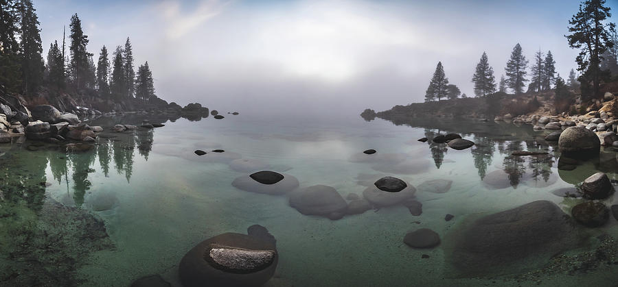 lake Tahoe Fog Photograph by Martin Gollery