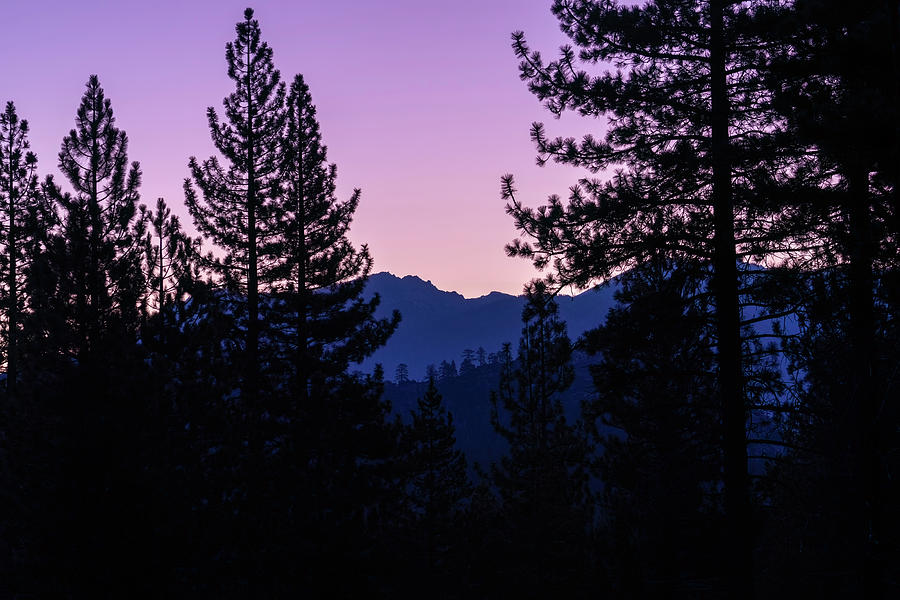 Mountain Photograph - Lake Tahoe Mountain Twilight by Christopher Johnson