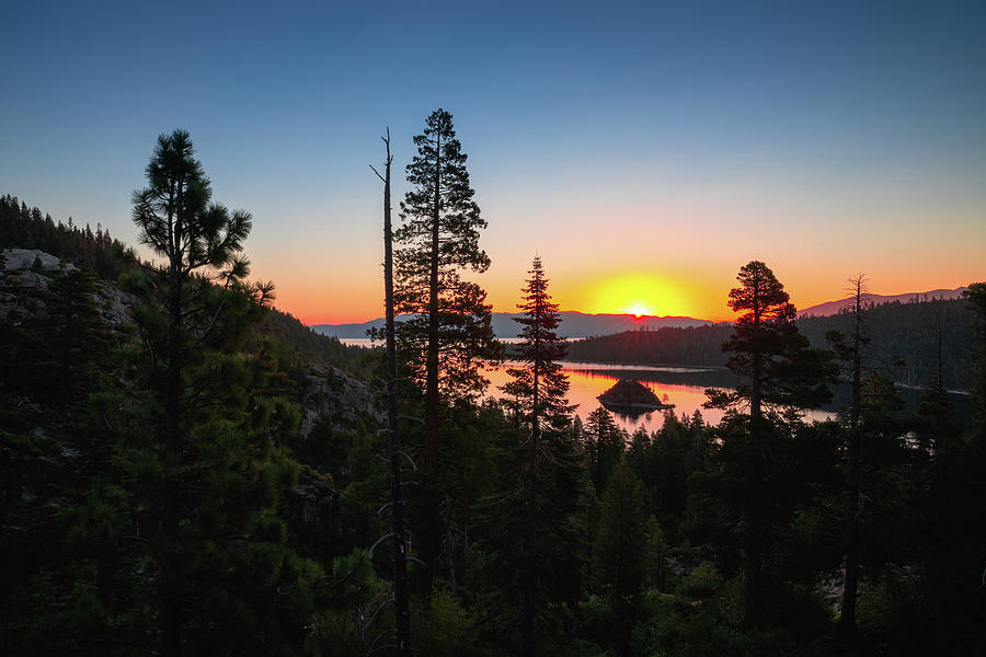 Lake Tahoe Sunrise Over Emerald Bay Photograph by Gregory Ballos - Fine ...