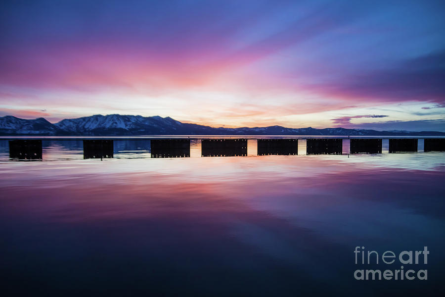 Sunset Photograph - Lake Tahoe Sunset Dreams by Suzanne Luft