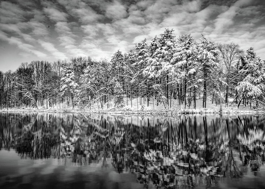 Lake Tighlman in Winter Photograph by Addison Likins