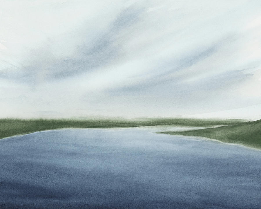 Lake Travis Painting by Rachel Elise