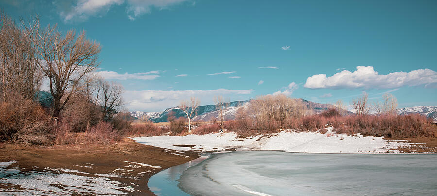 Lake View in Winter 2 Photograph by JoAnn Silva