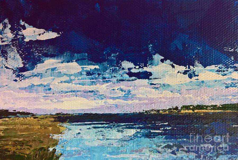 Lake View Painting by Lisa Dionne
