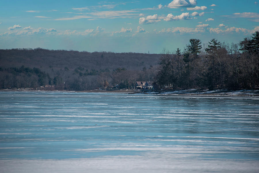 Lake Wallenpaupack in Winter Photograph by Bill Cannon