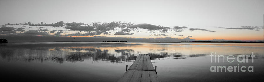 Summer Photograph - Lake Winnebago Panorama by Deborah Klubertanz
