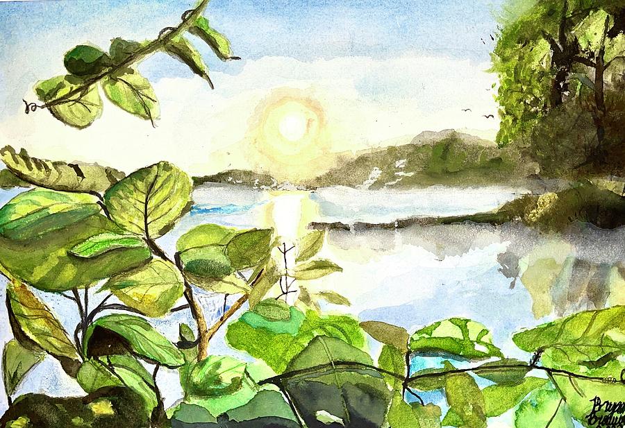 Lake Winyah Painting by Bryan Brouwer