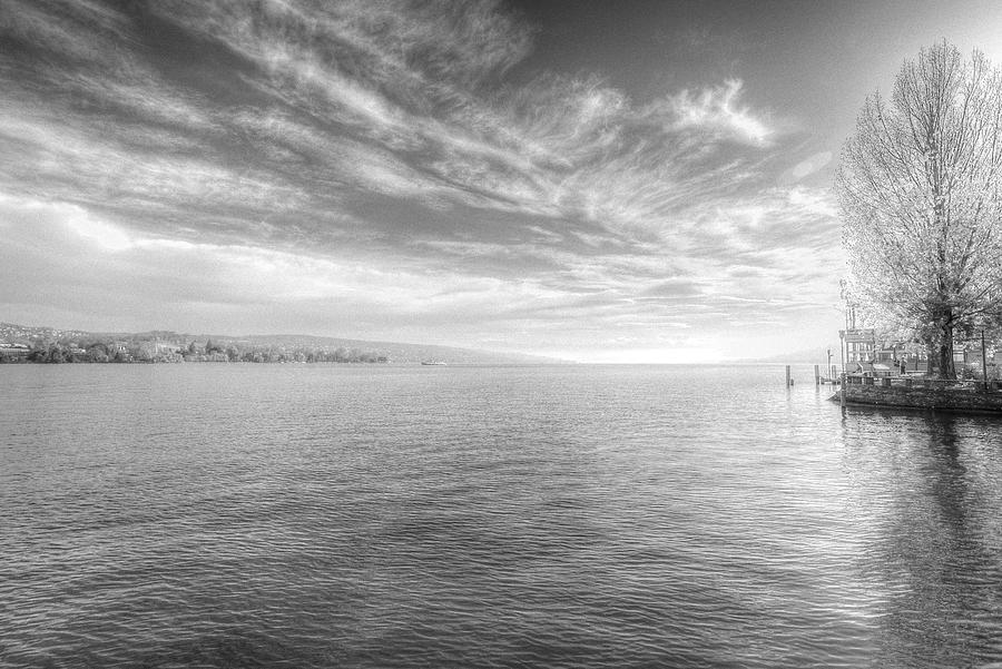 Lake Zurich Infrared Photograph by David Pyatt Fine Art America