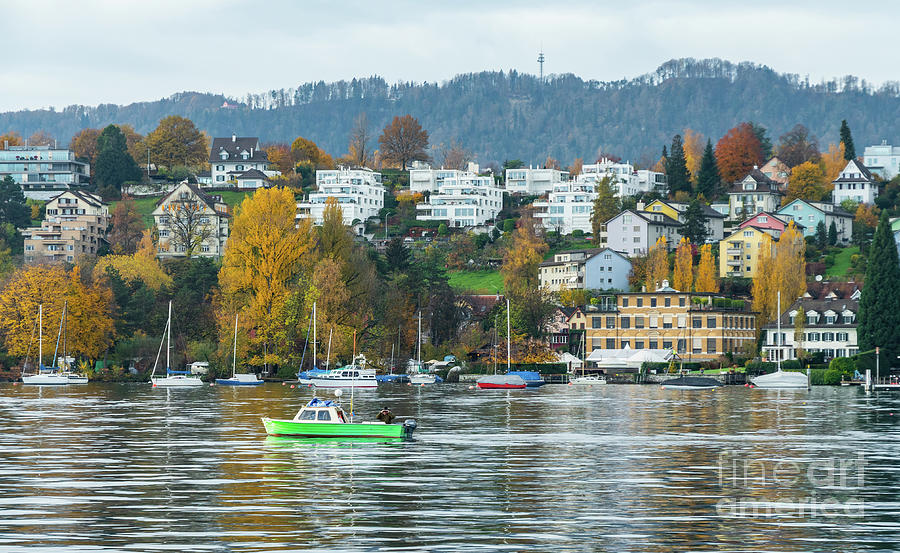 Lake Zurich Switzerland  Photograph by Nick Boren