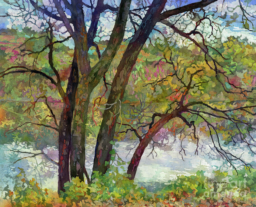 Lakeside Hues Painting