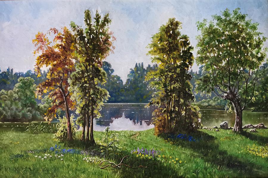 Lakeside  Painting by Raouf Oderuth