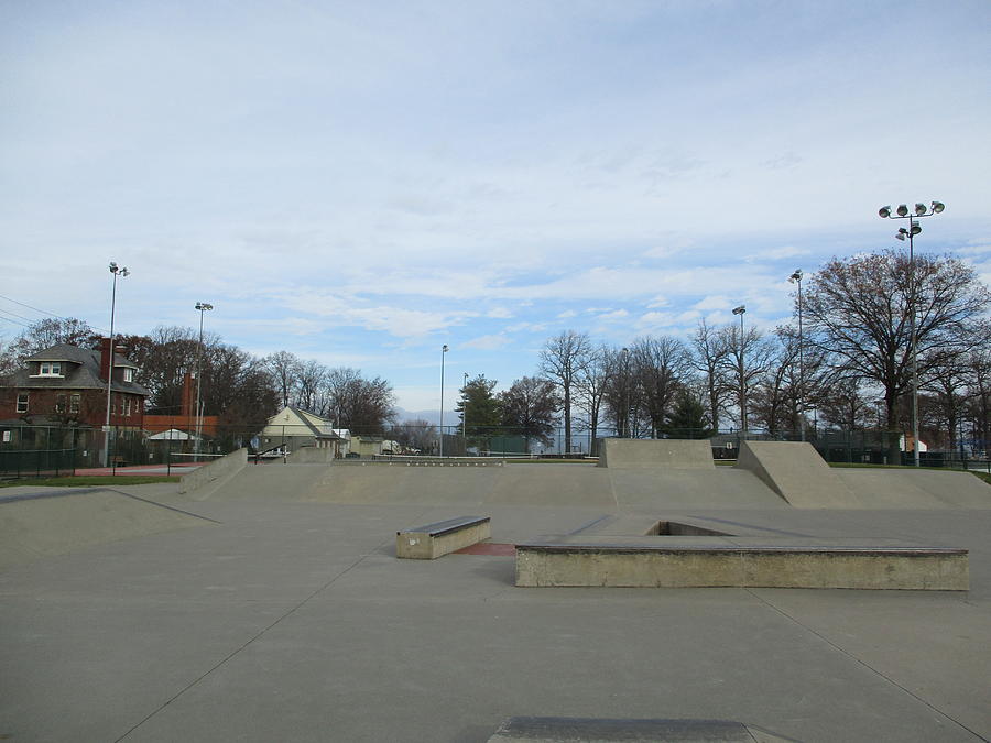 Lakewood Park Skatepark 6 Digital Art by Chuck Pegg