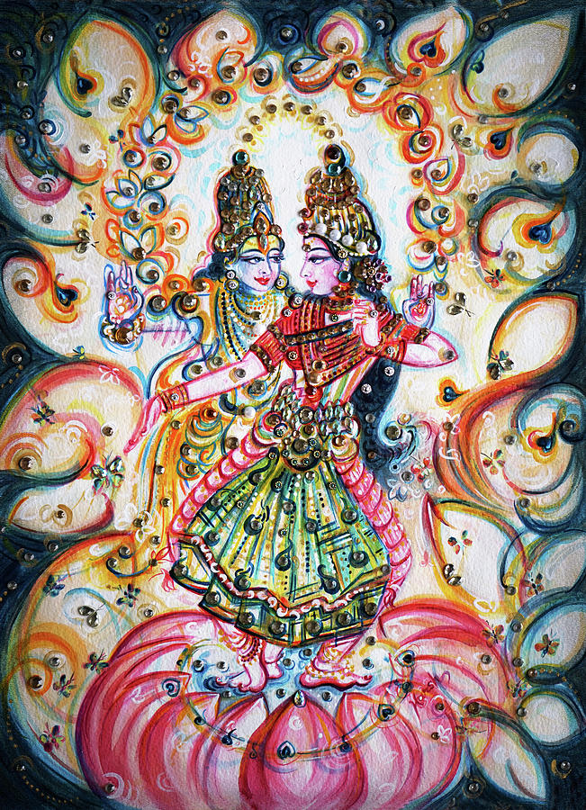 Lakshmi Narayana  Painting by Harsh Malik