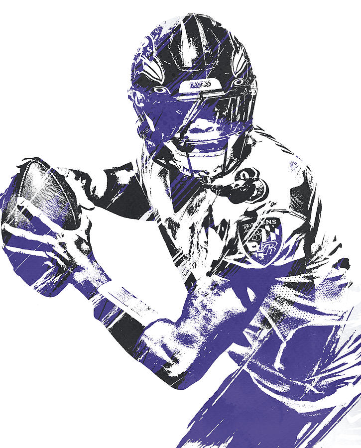 ArtStation - Baltimore Ravens N.F.L. quarterback-Lamar Jackson