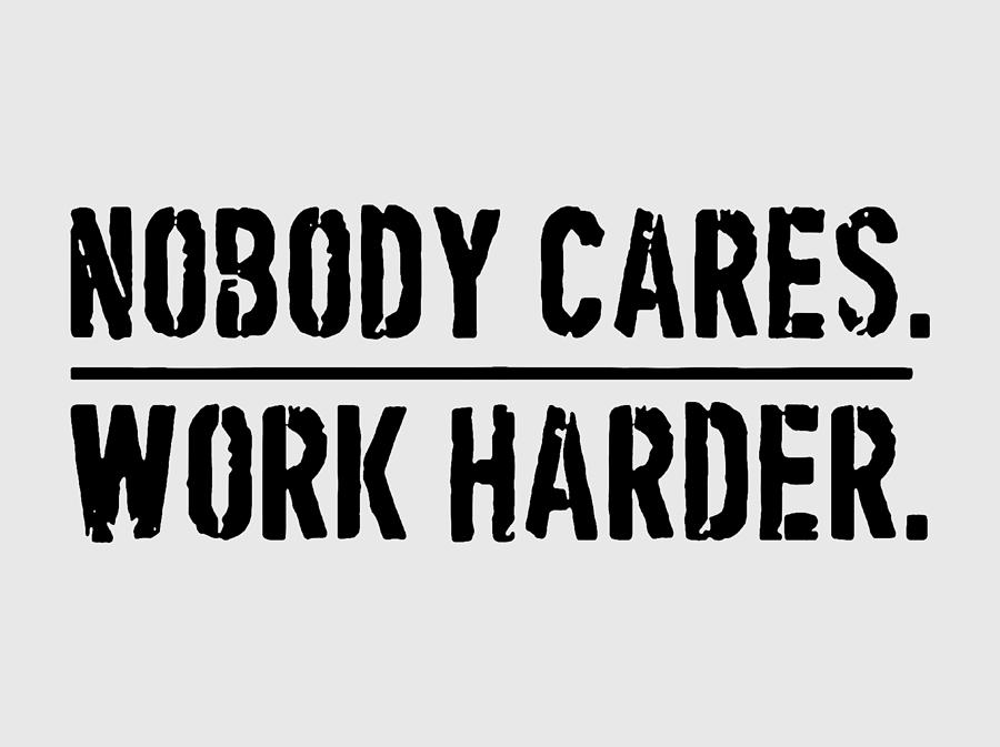 Lamar Jackson Nobody Cares Work Harder T-Shirt 