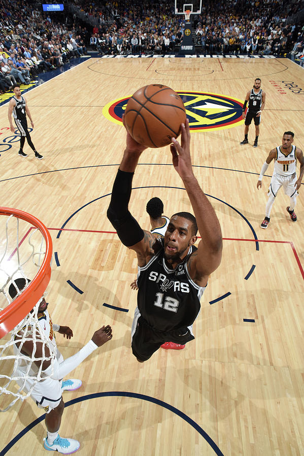 Lamarcus Aldridge Photograph by Garrett Ellwood Lamarcus Aldridge Photograph by Garrett Ellwood