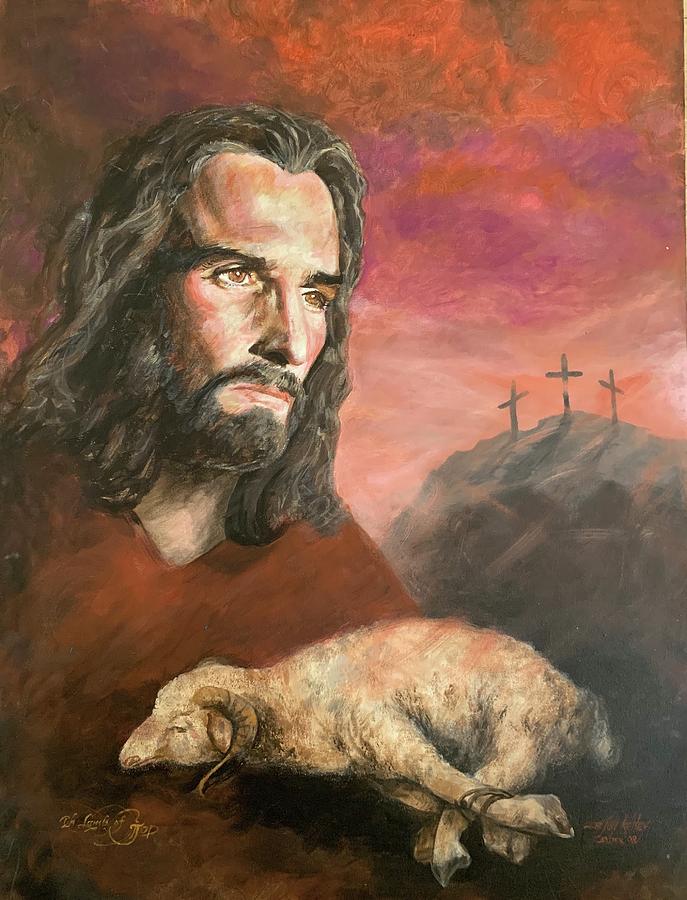 Lamb of God Painting by B Joy Kelley - Pixels