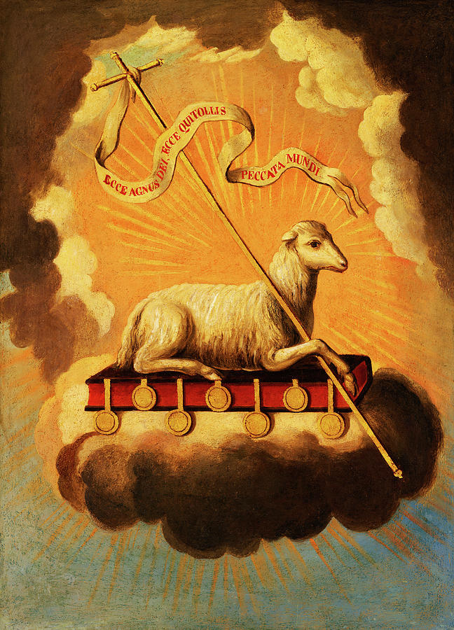 Lamb of God Painting by Jose Campeche y Jordan - Pixels