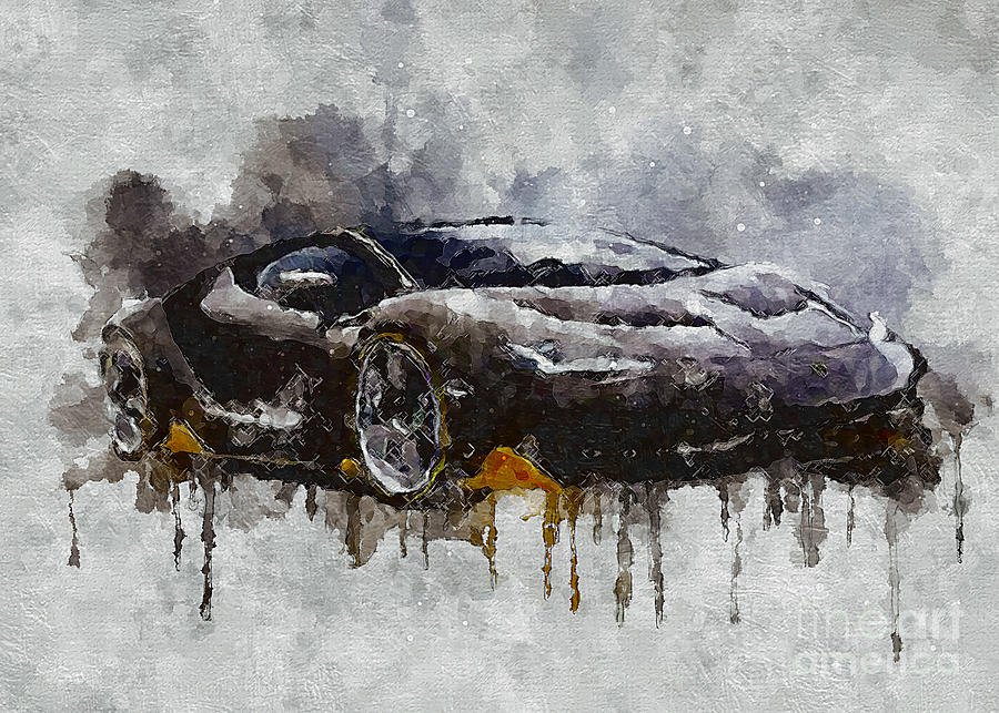 Lamborghini Grey Luxury 2016 Centenario Cars Digital Art by Lisa Sandra ...