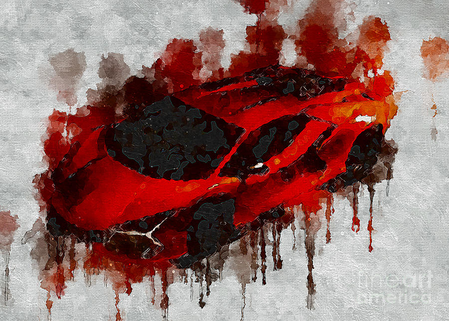 Lamborghini Revuelto Hybrid Sports Car 2023 Digital Art By Lisa Sandra 