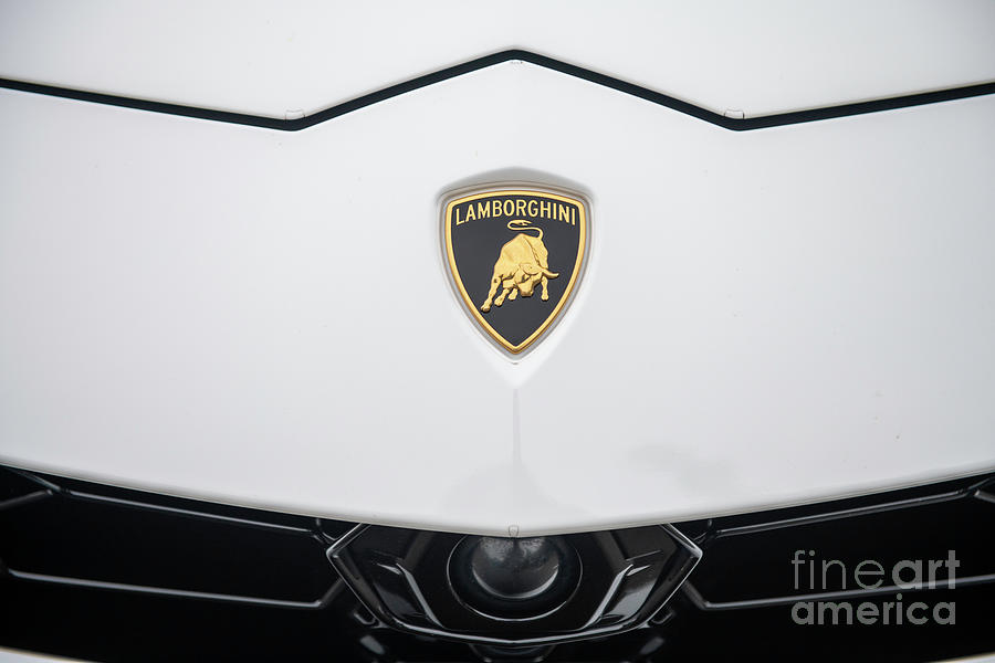 Lamborghini Suv Front Logo Photograph