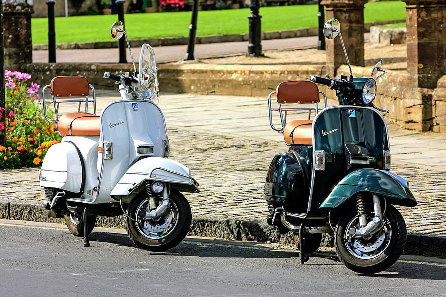 Lambretta scooters Photograph by Chris Smith