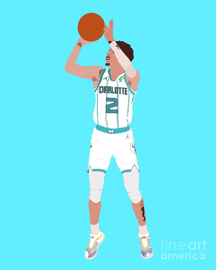 How to Draw Lamelo Ball for Kids - Charlotte Hornets 