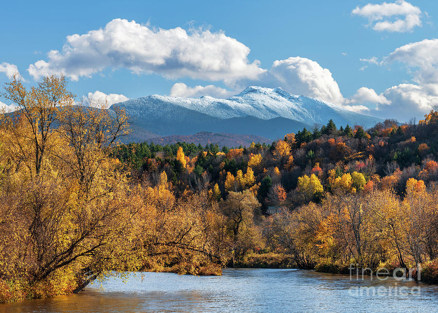 Lamoille River Fall Scenic Photograph by Alan L Graham - Fine Art America