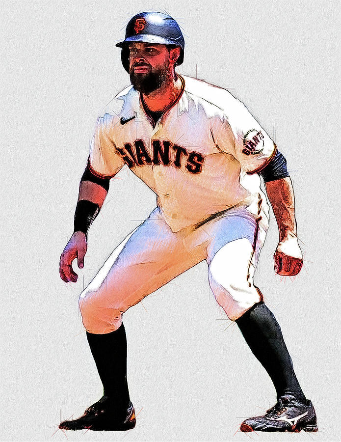 LaMonte Wade Jr - CF - San Francisco Giants Digital Art by Bob Smerecki ...