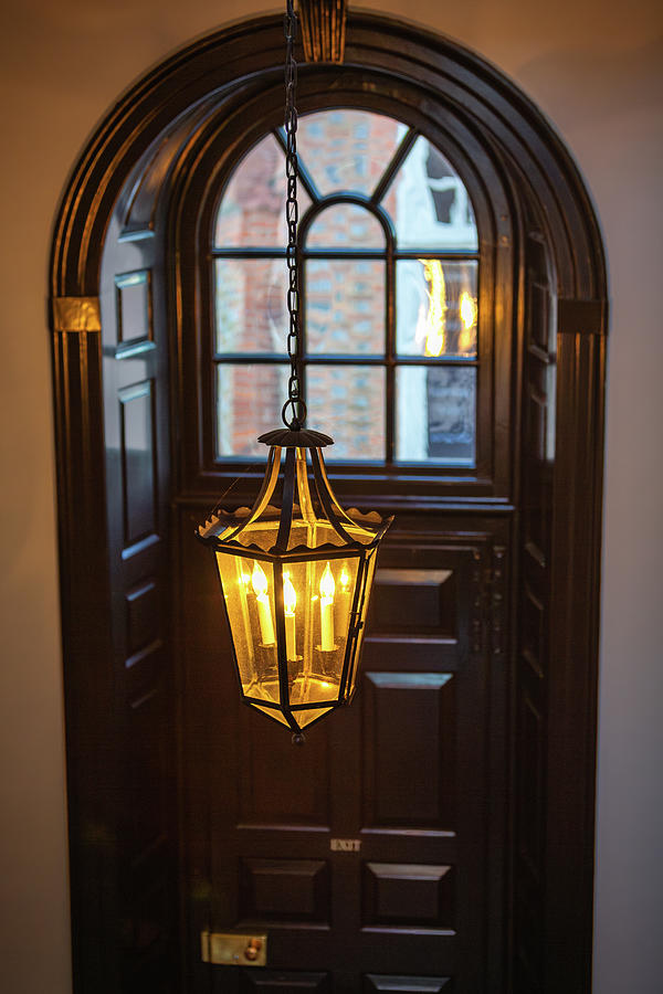 Lamp and Door at the Capitol Photograph by Rachel Morrison
