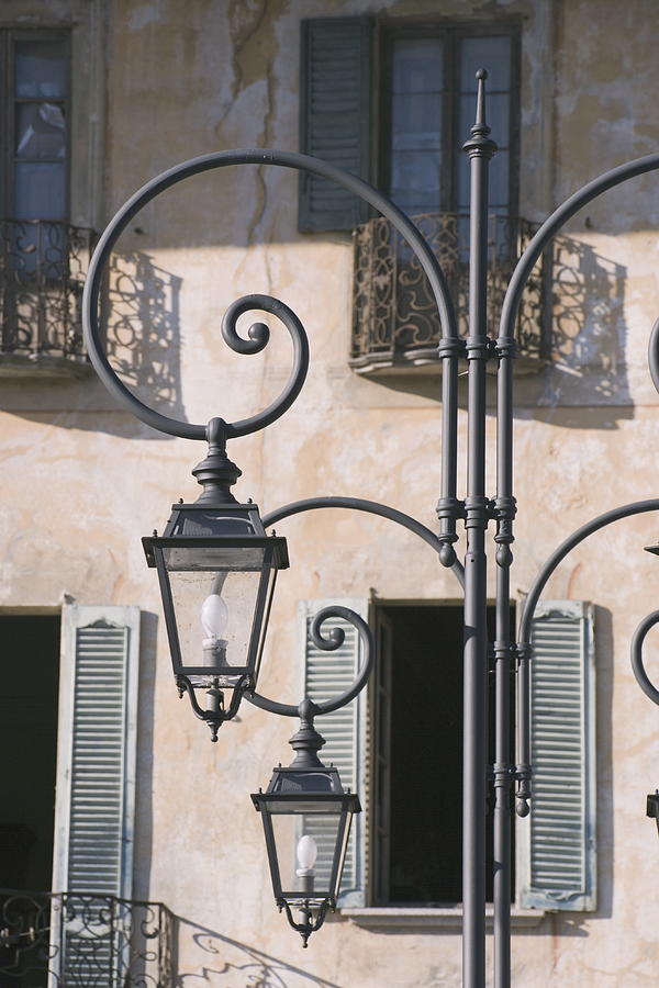 Lamp, Canobbio, Lake Maggiore, Piedmont, Italy, Europe Photograph by Neil Emmerson / robertharding Lamp, Canobbio, Lake Maggiore, Piedmont, Italy, Europe Photograph by Neil Emmerson / robertharding