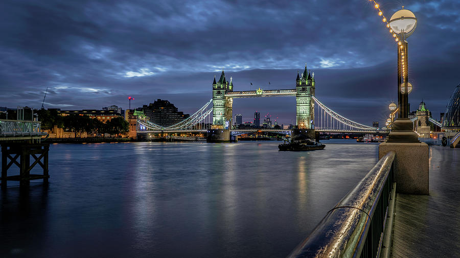 Lamp post and Tower Bridge Photograph by Siebring Photo Art | Pixels