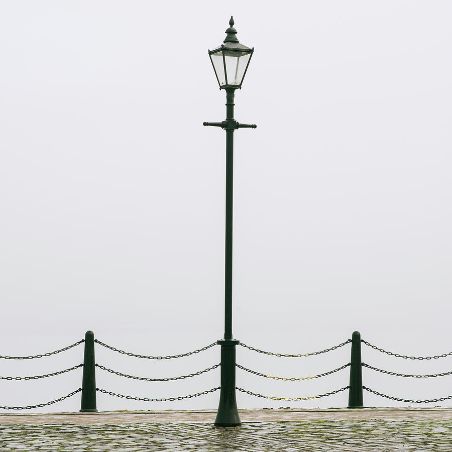 Lamp post at custom quay in greenock. Photograph by Richard Johnson ...