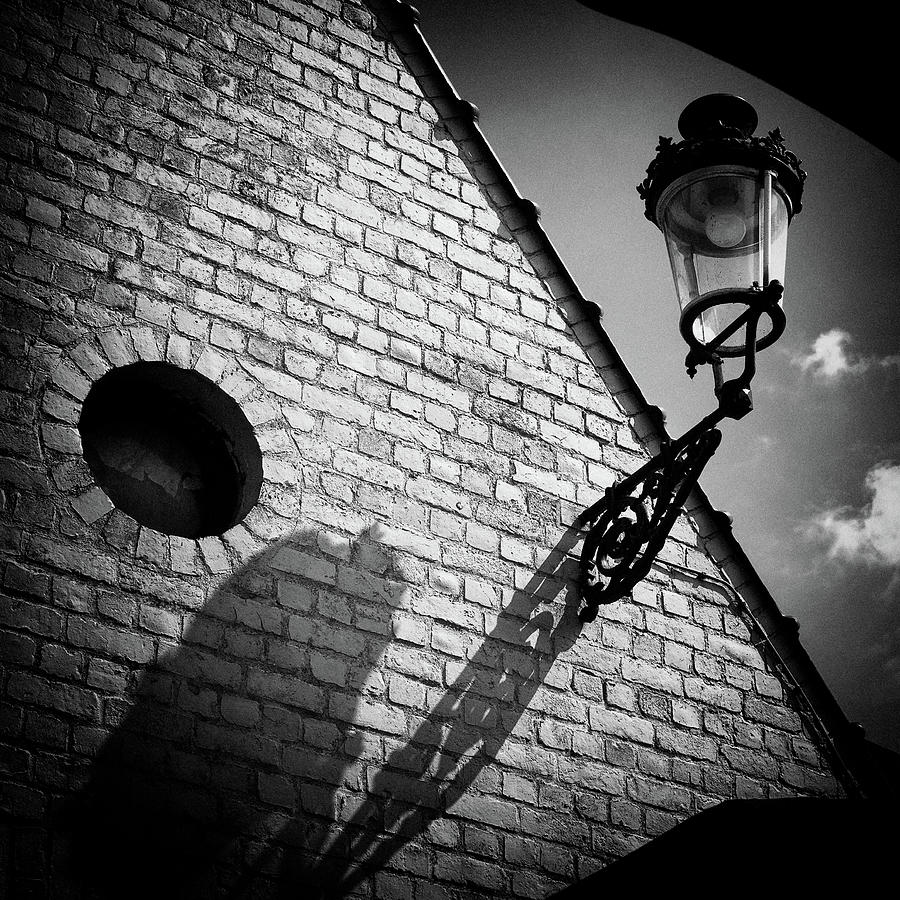 Lamp With Shadow Photograph