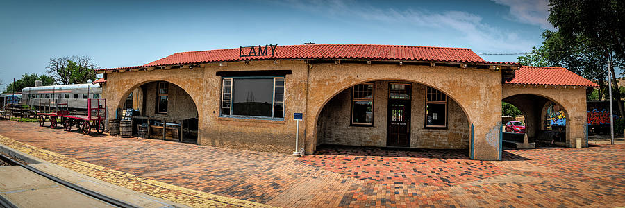Santa Fe Photograph - Lamy Station Panorama by Paul LeSage