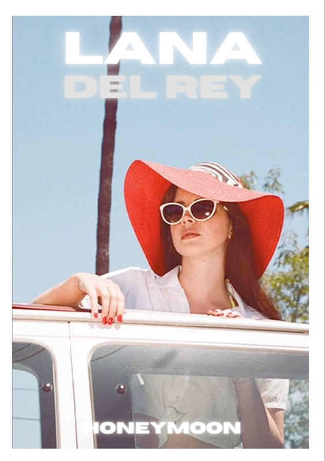 Lana Del Rey Honeymoon Digital Art by Fabian C Rosen | Pixels