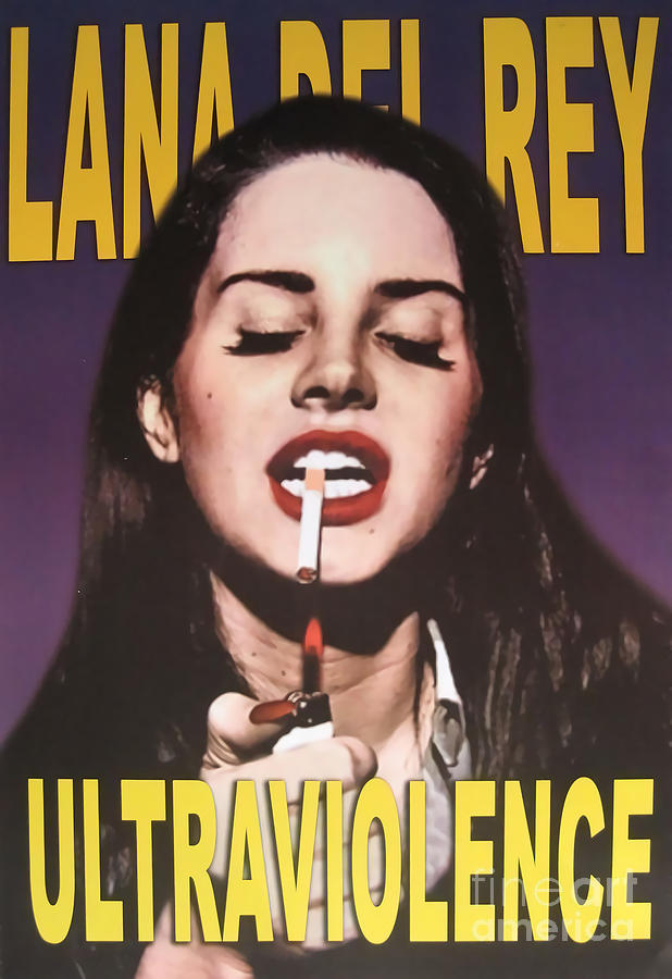 Lana Ultraviolence Digital Art by Justin Clancy - Fine Art America