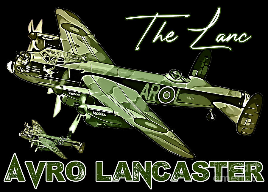 Lancaster Avro Bomber Aircraft Digital Art by Aerolovers Dany - Fine ...