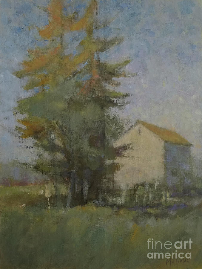Lancaster Barn Painting by Mary Hubley