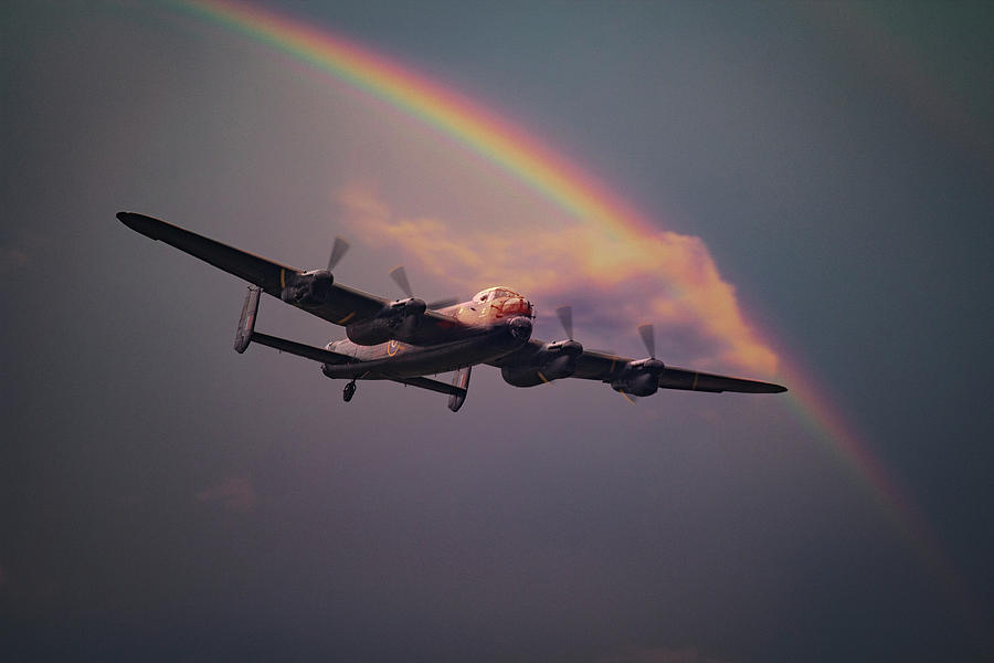 Lancaster Bomber Digital Art by Airpower Art