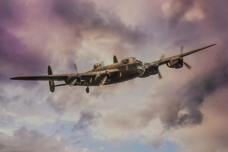 Lancaster Bomber The City Of Lincoln Digital Art by Airpower Art